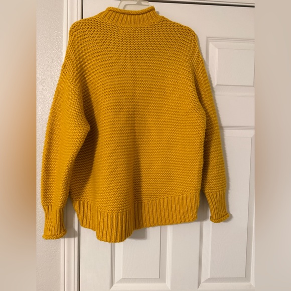 Lou & Grey Mustard Yellow Turtleneck Sweater - Picture 3 of 3